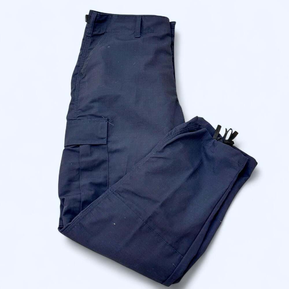 Vintage Camco BDU Ripstop Cargo Pants Navy Blue USA Made